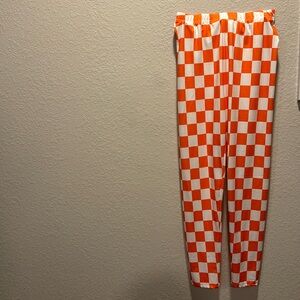 Tennessee Volunteer theme leggings